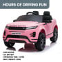 Kahuna Land Rover Licensed Kids Electric Ride On Car Remote Control - Pink thumbnail 6