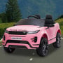 Land Rover Licensed Kids Electric Ride On Car Remote Control - Pink thumbnail 2