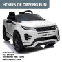 Land Rover Licensed Kids Electric Ride On Car Remote Control - White thumbnail 11