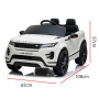 Land Rover Licensed Kids Electric Ride On Car Remote Control - White thumbnail 4