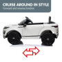 Land Rover Licensed Kids Electric Ride On Car Remote Control - White thumbnail 6