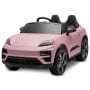 Kahuna Pink Porsche Macan Turbo EV Kids Ride On Car 12V Electric Car thumbnail 2