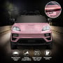 Kahuna Pink Porsche Macan Turbo EV Kids Ride On Car 12V Electric Car thumbnail 4