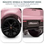 Kahuna Pink Porsche Macan Turbo EV Kids Ride On Car 12V Electric Car thumbnail 8