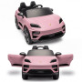 Kahuna Pink Porsche Macan Turbo EV Kids Ride On Car 12V Electric Car thumbnail 15