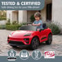 Kahuna Red Porsche Macan Turbo EV Kids Ride On Car 12V Electric Car thumbnail 7