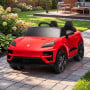 Kahuna Red Porsche Macan Turbo EV Kids Ride On Car 12V Electric Car thumbnail 11