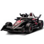 Kahuna Porsche Formula E Kids Electric Ride On Car Remote Control 60W Dual Motors MP3 Player Suspension & Seat Belt thumbnail 1