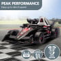 Kahuna Porsche Formula E Kids Electric Ride On Car Remote Control 60W Dual Motors MP3 Player Suspension & Seat Belt thumbnail 9