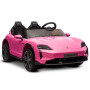 Kahuna Porsche Taycan Turbo S Kids Electric Ride On Car w/Remote Control 90W Four Wheel Suspension 2 Seater w/Seat Belt thumbnail 1