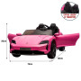 Kahuna Porsche Taycan Turbo S Kids Electric Ride On Car w/Remote Control 90W Four Wheel Suspension 2 Seater w/Seat Belt thumbnail 3
