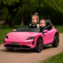 Kahuna Porsche Taycan Turbo S Kids Electric Ride On Car w/Remote Control 90W Four Wheel Suspension 2 Seater w/Seat Belt thumbnail 10
