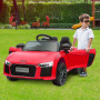 R8 Spyder Audi Licensed Kids Electric Ride On Car Remote Control Red thumbnail 8