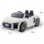 R8 Spyder Audi Licensed Kids Electric Ride On Car Remote Control White thumbnail 5