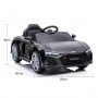 Audi Sport Licensed Kids Electric Ride On Car Remote Control Black thumbnail 5