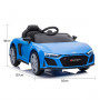 Audi Sport Licensed Kids Electric Ride On Car Remote Control Blue thumbnail 5