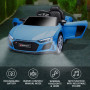 Audi Sport Licensed Kids Electric Ride On Car Remote Control Blue thumbnail 7
