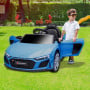 Audi Sport Licensed Kids Electric Ride On Car Remote Control Blue thumbnail 9