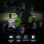 Kahuna MX-611 Kids Electric Ride On Tractor Trailer Car Green Grey thumbnail 6