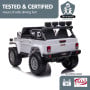 Kahuna Licensed Toyota FJ-40 2-Seat Kids Ride On Electric Toy Car 80W - White thumbnail 10