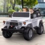 Kahuna Licensed Toyota FJ-40 2-Seat Kids Ride On Electric Toy Car 80W - White thumbnail 14
