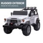 Kahuna Licensed Toyota FJ-40 2-Seat Kids Ride On Electric Toy Car 80W - White thumbnail 13