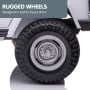 Kahuna Licensed Toyota FJ-40 2-Seat Kids Ride On Electric Toy Car 80W - White thumbnail 8