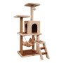 Furtastic 125cm Cat Tree Scratching Post - Beige thumbnail 1