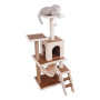 Furtastic 125cm Cat Tree Scratching Post - Beige thumbnail 2