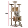 Furtastic 170cm Cat Tree Scratching Post - Beige thumbnail 3