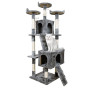 Furtastic 170cm Cat Tree Scratching Post - Silver Grey thumbnail 1