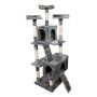 Furtastic 170cm Cat Tree Scratching Post - Silver Grey thumbnail 2