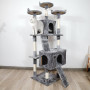 Furtastic 170cm Cat Tree Scratching Post - Silver Grey thumbnail 5
