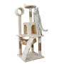 Furtastic 135cm Cat Tree Scratching Post - Beige thumbnail 2