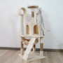 Furtastic 135cm Cat Tree Scratching Post - Beige thumbnail 4