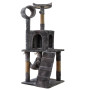 Furtastic 135cm Cat Tree Scratching Post - Dark Grey thumbnail 1