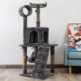Furtastic 135cm Cat Tree Scratching Post - Dark Grey thumbnail 4
