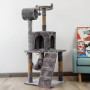 Furtastic 135cm Cat Tree Scratching Post - Silver Grey thumbnail 4