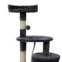 Furtastic 110cm Cat Tree Scratching Post - Dark Grey thumbnail 3