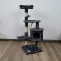 Furtastic 110cm Cat Tree Scratching Post - Dark Grey thumbnail 5
