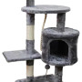 Furtastic 110cm Cat Tree Scratching Post - Silver Grey thumbnail 2