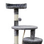 Furtastic 110cm Cat Tree Scratching Post - Silver Grey thumbnail 3