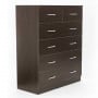 Tallboy Dresser 6 Chest of Drawers Cabinet 85 x 39.5 x 105 - Brown thumbnail 1