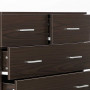 Tallboy Dresser 6 Chest of Drawers Cabinet 85 x 39.5 x 105 - Brown thumbnail 4