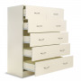 Tallboy Dresser 6 Chest of Drawers Storage Cabinet 85 x 39.5 x 105cm thumbnail 3