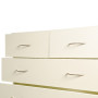Sarantino Tallboy Dresser 6 Chest Of Drawers Cabinet 85 x 39.5 x 105cm in White thumbnail 9