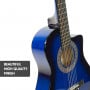 Karrera Childrens Acoustic Guitar - Blue thumbnail 3