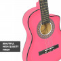 Karrera Childrens Acoustic Guitar - Pink thumbnail 3