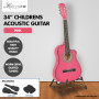 Karrera Childrens Acoustic Guitar - Pink thumbnail 6