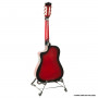 Karrera Childrens Acoustic Guitar - Red thumbnail 1